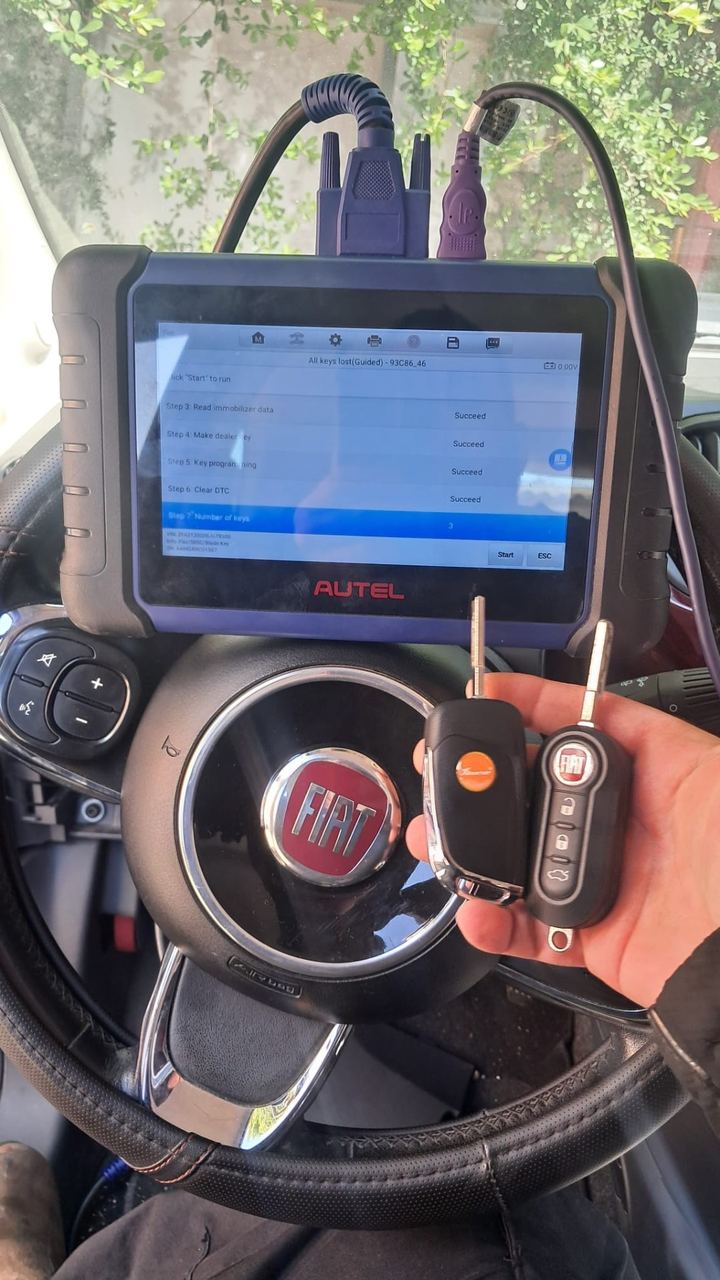 מפתח מתקפל חדש לפיאט לאחר קידוד